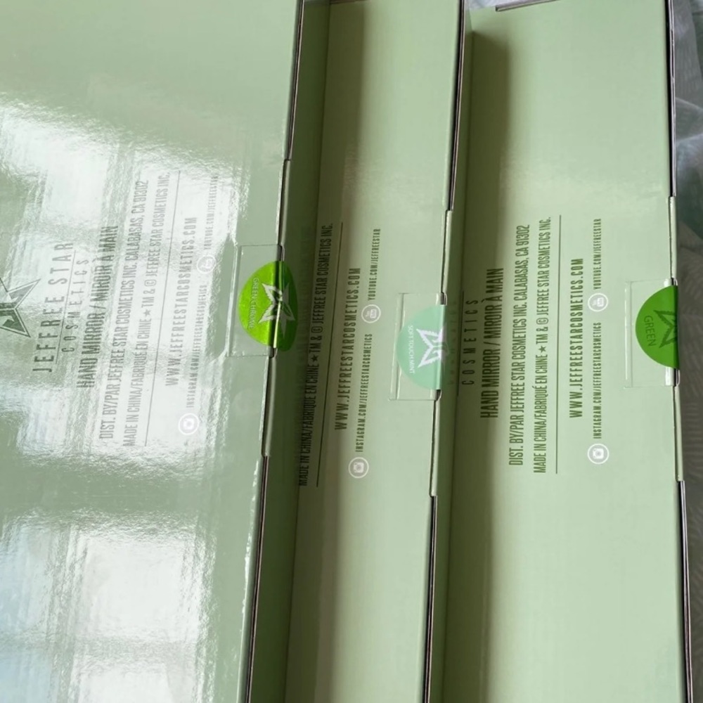 Jeffree Star Green Leaf Mirror Trio BNIB